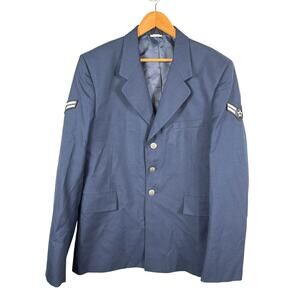 Defense Logistics Agency Jacket Men's Size 43XL Blue Air Force Military Enlisted